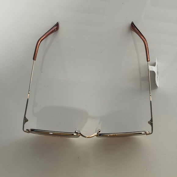 aerie Gold Frame Sunglasses with Brown Lenses - Picture 7 of 13